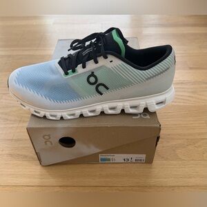 NIB: On Cloud 6 Push Sneaker in Horizon / Honeydew colorway, sz 13 ($170 retail)